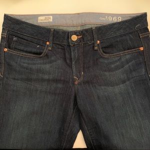 GAP Real Straight Leg Dark Wash 12 Long